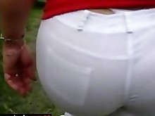 ass cougar mammy mature milf outdoor posing