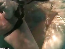 erotic juicy pool stunning threesome toys