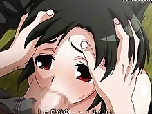 anime blowjob brunette car hardcore hentai